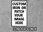 Custom Printed Iron/Sew on Patch Made To Order 3 x 5 Inch Rectangle Patches