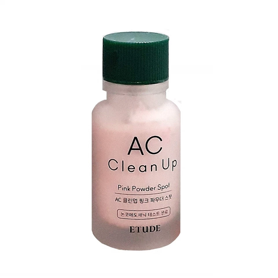 Etude House AC Clean Up 粉色粉饼 15 毫升氯胺斑点护理痤疮瑕疵 — 第 1/1 张图片