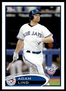 2012 Topps Opening Day Adam Lind Toronto Blue Jays #57