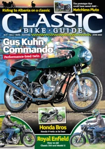 CLASSIC BIKE GUIDE MAGAZINE | JUN 2022 | GUS KUHN COMMANDO - Imagen 1 de 1