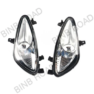 Fog Lamp Light Chrome Housing Pair For 2007-2009 Mercedes Benz S-Class W221 S550 - Image 1 of 4