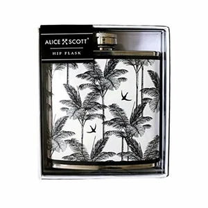 Alice Scott Boxed Hip Flask - Vintage Design - Picture 1 of 1