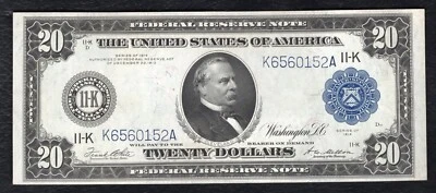 FR. 1007 1914 $20 FRN FEDERAL RESERVE NOTE DALLAS, TX GEM UNCIRCULATED - Image 1 of 2