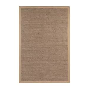 Sisal Teppich | Naturfasern | mit Bordüre aus Baumwolle | Sisalteppich 3 Farben - Bild 1 von 21