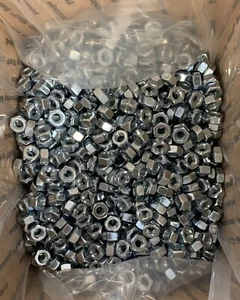 3/8 16 dado esadecimale zinco, grado A, 1500 pz - Foto 1 di 2