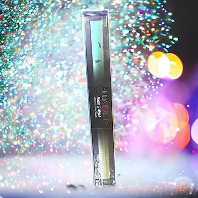 Huda Beauty Matte & Metal Melted Liquid Eyeshadows Minted & Dinero New In Box - Image 1 of 4