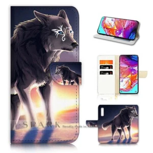 ( For Telstra Essential Pro ) Flip Case Cover AJ31051 Wolf - Picture 1 of 3