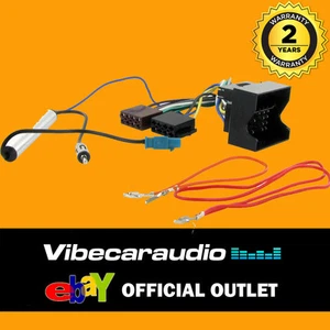 Audi A2, A3, A4, A6, TT Stereo Wiring Harness ISO Connector, & Aerial Adaptor - Picture 1 of 1