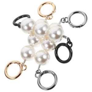 Cadenas de extensión de bolsa de perlas versátiles para bolso de hombro 3 piezas - Imagen 1 de 12