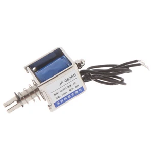 JF-0826B 12V/2A 10mm 20N Push Pull Type Open Frame Solenoid Electromagnet.ZR Jd - Picture 1 of 12