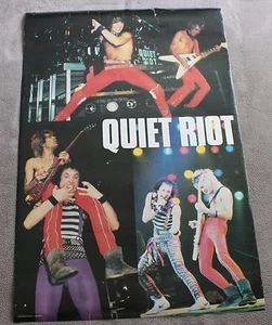 Quiet Riot 3 Pix 1984 Frankie Banali Chuck Wright Music Poster #3405 GVG C5 - Picture 1 of 1