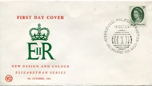 1963 Elizabethan Series 5d Green - WCS FDC - Bild 1 von 2