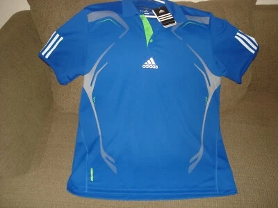 NWT Adidas Barricade Traditional ClimaCool Tennis Polo Shirt O04991 Medium - Image 1 of 4