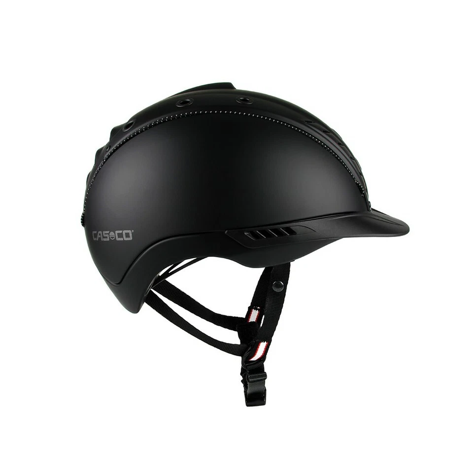 Casco Mistrall-2 Reithelm - Schwarz, Gr. S/M (55-57cm)
