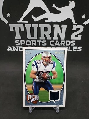 2008 Upper Deck Wes Welker Patch Football Heroes #92/125 No. 94 Patriots - Image 1 of 2