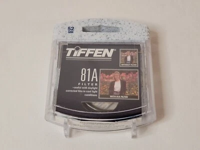 TIFFEN 52mm 81A Filter 163010 - Made in the USA - Image 1 of 3