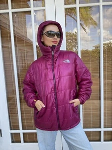 North Face Jacket PINK FUSCIA Women's Size L - Picture 1 of 14