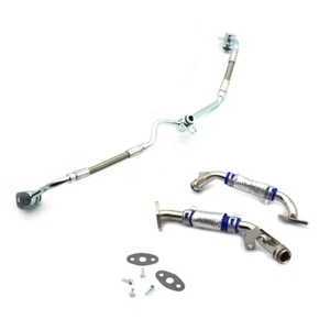 Oil Feed Line & Drain Line Kit for BMW N54 Engine w/ Stock MHI Twin Turbos - Foto 1 di 9
