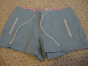Women's TOMMY HILFIGER blue stretch shorts, 3 - Picture 1 of 2