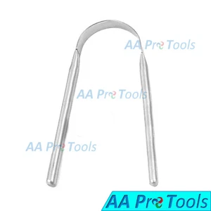 Tongue Scraper Stainless Steel, Tongue Metal Cleaner, Dental Oral Care - Picture 1 of 3