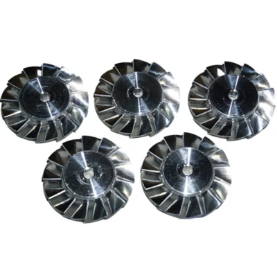 5PCS 27mm CNC Machining Precision 100000RPM High Speed Fan Motor Blade Impeller
