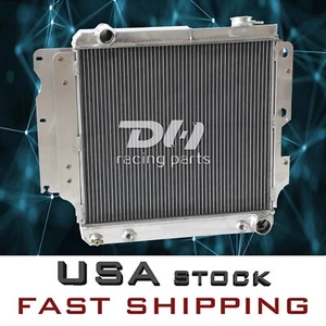 3 Row Cooling Radiator For 1987-2006 Jeep Wrangler YJ TJ GM Chevy Mopar 2.4-4.2L - Picture 1 of 14