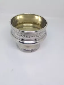 KRIDER & BIDDLE CANTINA SALE APERTA argento sterling - taglio floreale britannico - senza monos - Foto 1 di 6