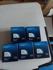 Lot of 5 Intel Celeron Dual Core CPU Processor E3400 LGA775 & Cooler - Picture 1 of 3