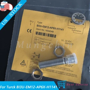 For Turck BI3U-EM12-AP6X-H1141 10-30VDC 200mA 3mm PNP Inductive Proximity Sensor - Picture 1 of 6