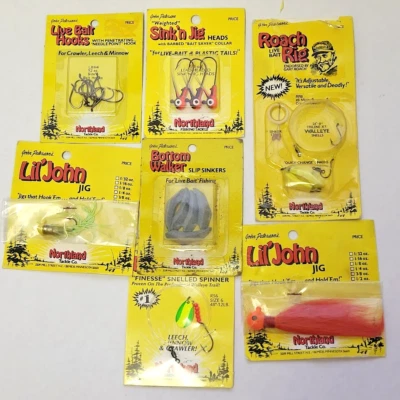 Arnés de cebo vivo 7 varios hoja giratoria Northland aparejos señuelo Walleye gusano Minnow Foto 1 de 4