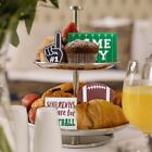 1 Set Creative Tiered Tray Decor Rugby Signs Tiered Tray Ornament Talbe