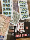 World large hoard of stamps in sheets and a few loose, excellent assortment !!