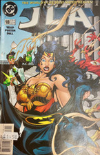 JLA #18 (1997) VF STICKER COPY DC