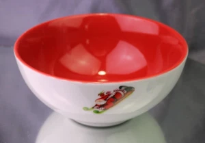Little St. Nick by Oneida Cereal Bowl (s) Red & White Santa Claus 6 " - Picture 1 of 8
