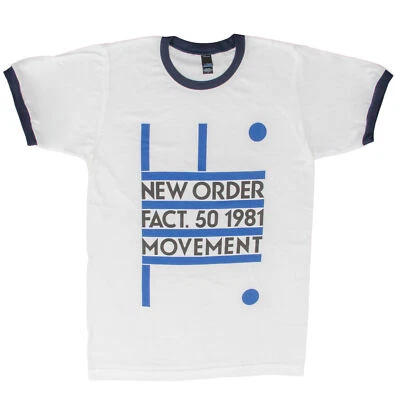 Adult Scott Pilgrim New Order Fact. 50 1981 Album Cover Ringer Cosplay T-shirt - Image 1 of 4