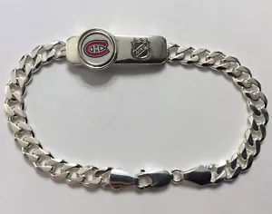 AUTHENTIC KAMELEON STERLING SILVER HOCKEY BRACELET MONTREAL CANADIENS JEWELPOP - Bild 1 von 3