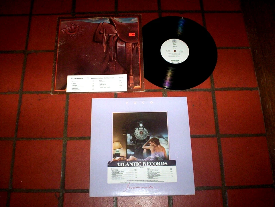 POCO ( 2 ) PROMO LP lot: LIVE white label promo / INAMORATA dj VG / NM- - Image 1 of 1