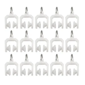 Curtain Track Rollers Plastic Twin Wheeled Carriers 9mm Dia 30 Pcs - Picture 1 of 5