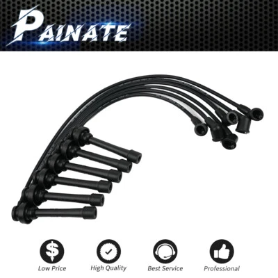 6X 8mm Spark Plug Wires for 1997-2004 Mitsubishi Montero Sport 3L 3.5L 671-6228 Foto 1 de 4