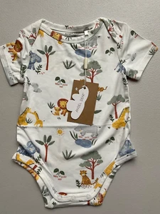 Angel Dear Baby Girl/Boy" Painted Safari Animals“Bodysuit 3-6 M NWT - Picture 1 of 2