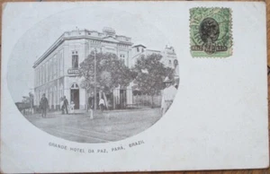Para, Brazil 1902 Postcard, Grande Hotel de Paz, South America - Picture 1 of 1