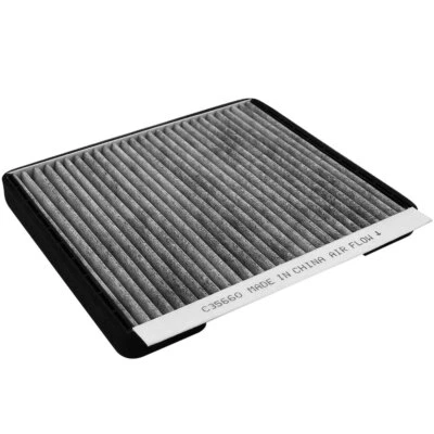 Filtro de aire de cabina carbonizado para Kia Forte Forte5 Rondo 2014 2015 2016 2017 2018 Foto 1 de 4