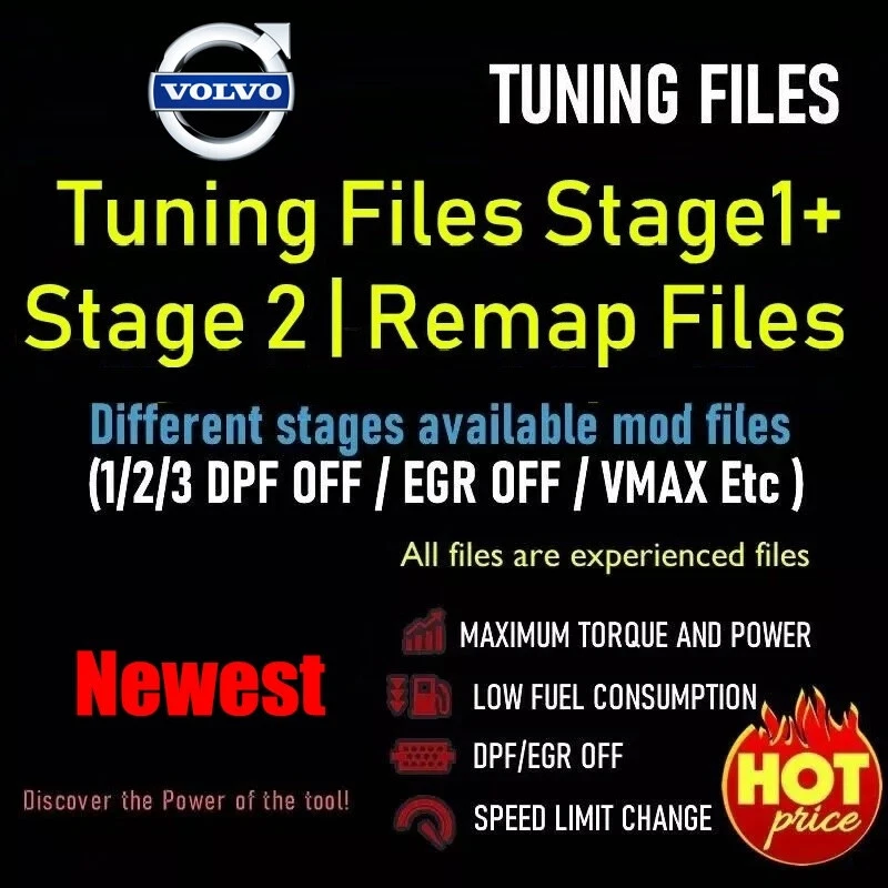 VOLVO Ecu Remap Chip Tuning Files Collection For Kess V2 KTag PCMTuner - Image 1 of 1