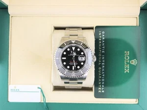 2023 Rolex Sea-Dweller Red Letter 126600 Black Dial SS Oyster With Papers 43mm - Picture 1 of 11