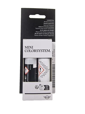 Original MINI Lackstift Set Light White B15 12ml inkl. Klarlack 12ml - Bild 1 von 3