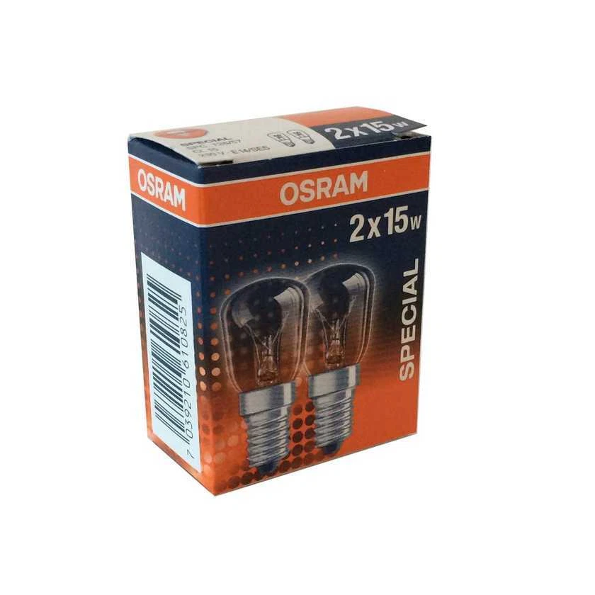 2x Osram Special Oven T 15W E14 Backofen Ofen 2700K EEK:G (Spektrum A-G) - Bild 1 von 4
