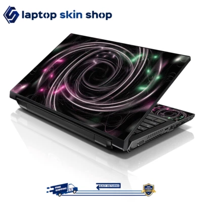 Laptop Skin Sticker Decal Cover for Notebook Apple Acer Hp Swirl Spark 13-16 in - Image 1 of 4