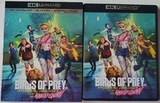 BIRDS OF PREY 4K ULTRA HD BLU RAY 2 DISC SET + SLIPCOVER SLEEVE FREE SHIPPING