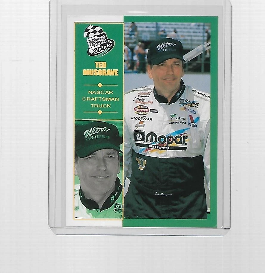 2002 PRESS PASS RACING PLATINUM TED MUSGRAVE #P63 - Image 1 of 1