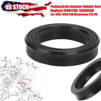 Sello de cilindro de freno de estacionamiento para estacionamiento automático Chevy/GMC Chevrolet P30 P32 RV J71 Foto 1 de 4